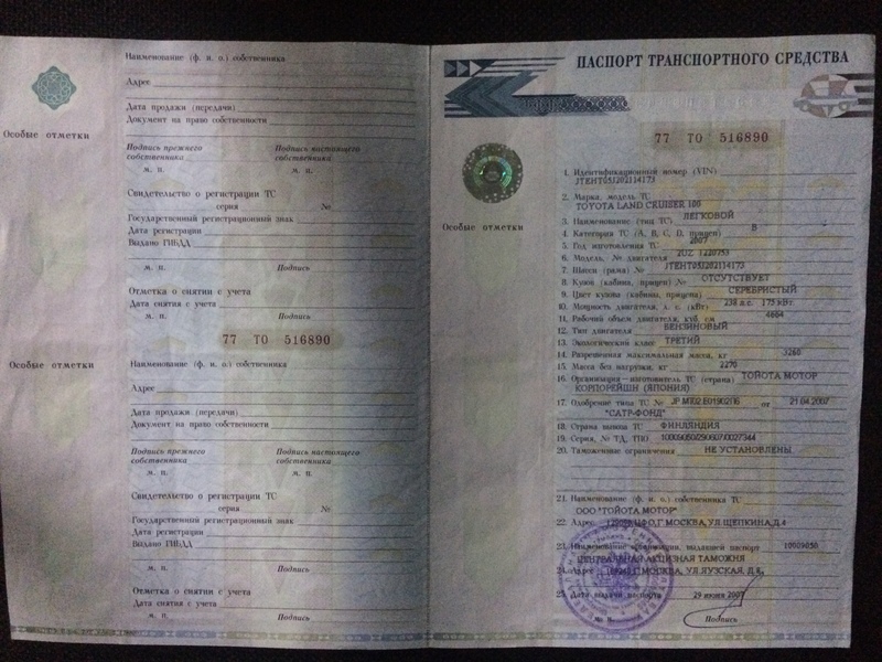 Документы для автовыкупа Hyundai
